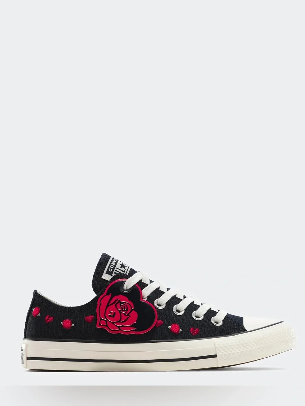Converse Chuck Taylor All Star Heart & Rose Low-Top Sneaker - Picture 2 of 6